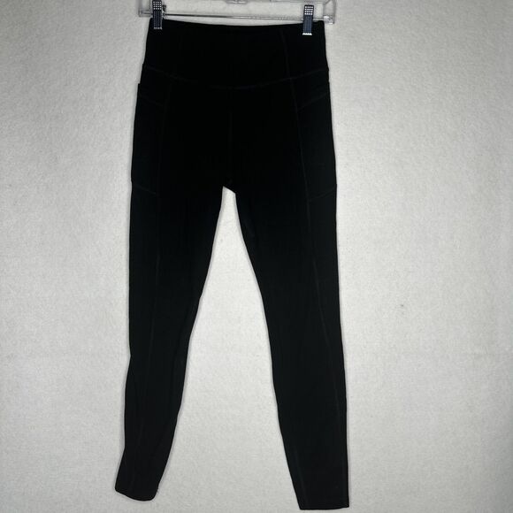 Athletic Works Leggings XS (0-2) Active High Rise Waist Black Women's - Picture 1 of 6